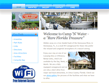 Tablet Screenshot of campnwater.com